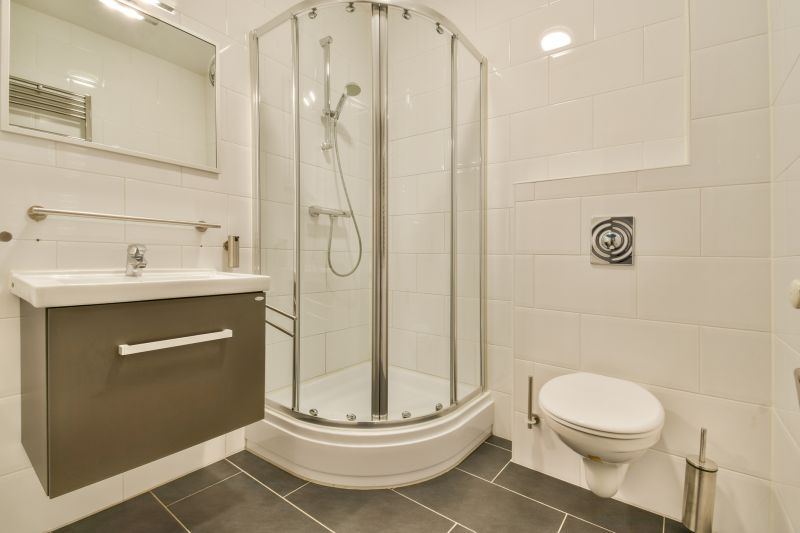 Small Bathroom Shower with Glass Enclosure